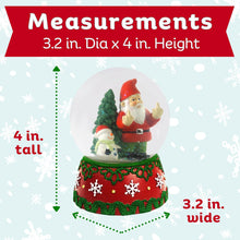 Load image into Gallery viewer, Double Bird Gnome Snow Globe - 3.2' x 4"