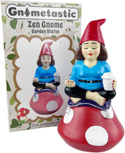 Load image into Gallery viewer, Lady Zen Gnome, Meditating Yoga Female Garden Gnome Statue, 8.85" - Indoor/Outdoor Garden Decoration