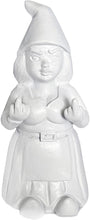 Load image into Gallery viewer, Lady Double Bird Gnomette Garden Gnome Statue MINI 3.75in ** UNPAINTED ** Indoor/Outdoor Garden Decoration