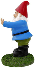 Load image into Gallery viewer, garden gnome middle finger side view