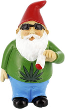 Load image into Gallery viewer, Mini Gnome Smoking Front View