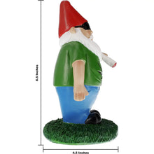 Load image into Gallery viewer, pot smoking gnome measurement