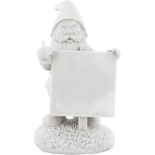 Load image into Gallery viewer, protest gnome unpainted front view