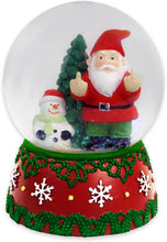 Load image into Gallery viewer, Double Bird Gnome Snow Globe - 3.2&#39; x 4&quot;
