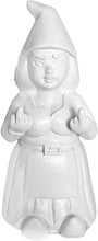 Load image into Gallery viewer, Lady Double Bird Gnomette Garden Gnome Statue MINI 3.75in ** UNPAINTED ** Indoor/Outdoor Garden Decoration
