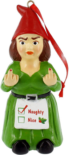 Gnome Ornament Lady DB Front