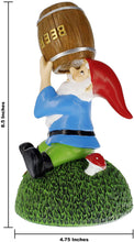 Load image into Gallery viewer, Beer Gnome Painted Side View with Ruler
