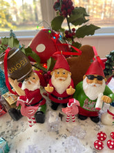 Load image into Gallery viewer, Gnome Ornament Lifestyle 3 Gnomes in Snow
