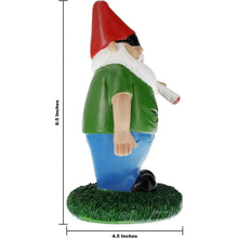 Load image into Gallery viewer, pot smoking gnome measurement
