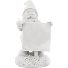 Load image into Gallery viewer, protest gnome unpainted front view
